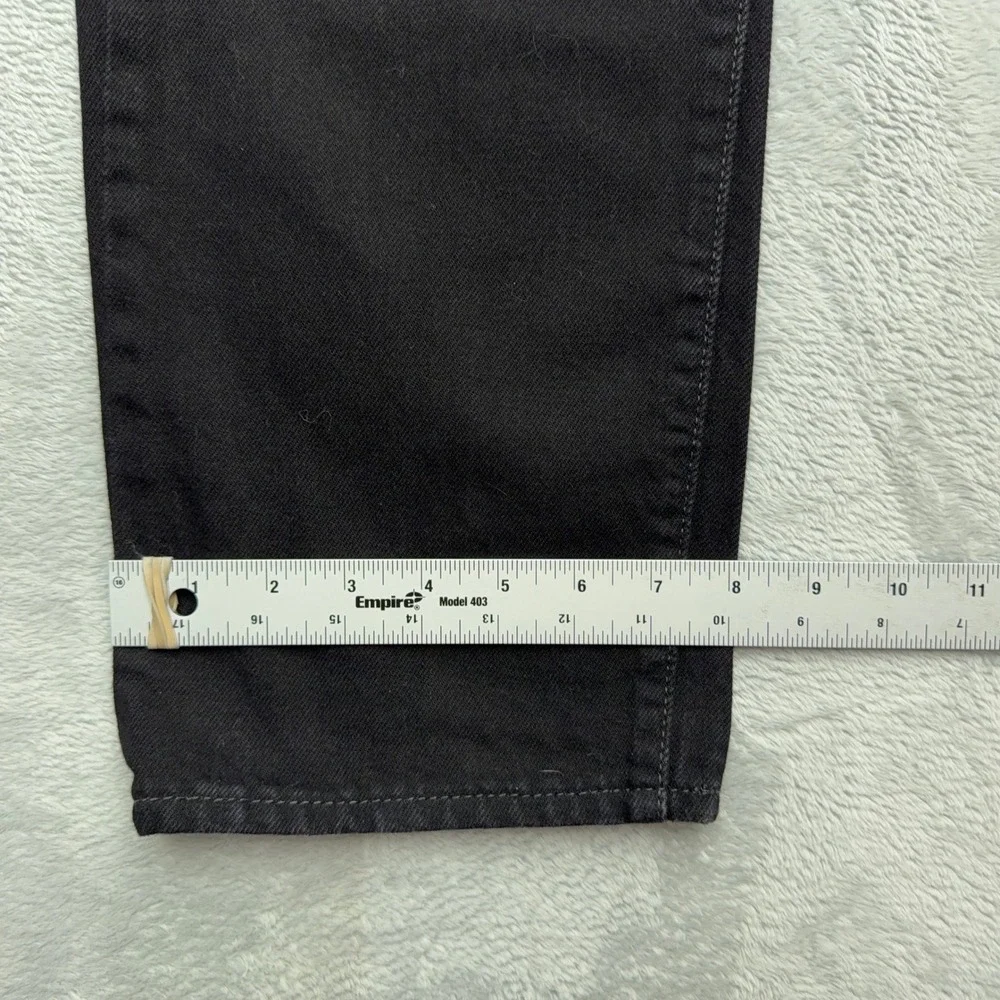 Levi's Jeans Mens 32x30 Black 501 Original Fit Straight Leg Button Fly Denim